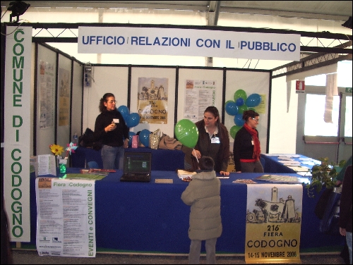 216 Edizione - Anno 2006 - Lo stand del Comune di Codogno